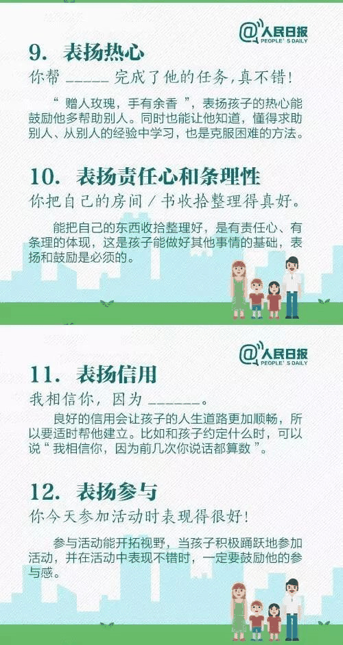 人民日報：15個表揚孩子和10個懲罰孩子的科學方法，轉(zhuǎn)給家長！
