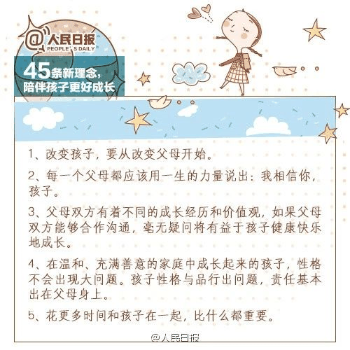 人民日報：45條陪伴孩子的新理念，值得收藏！