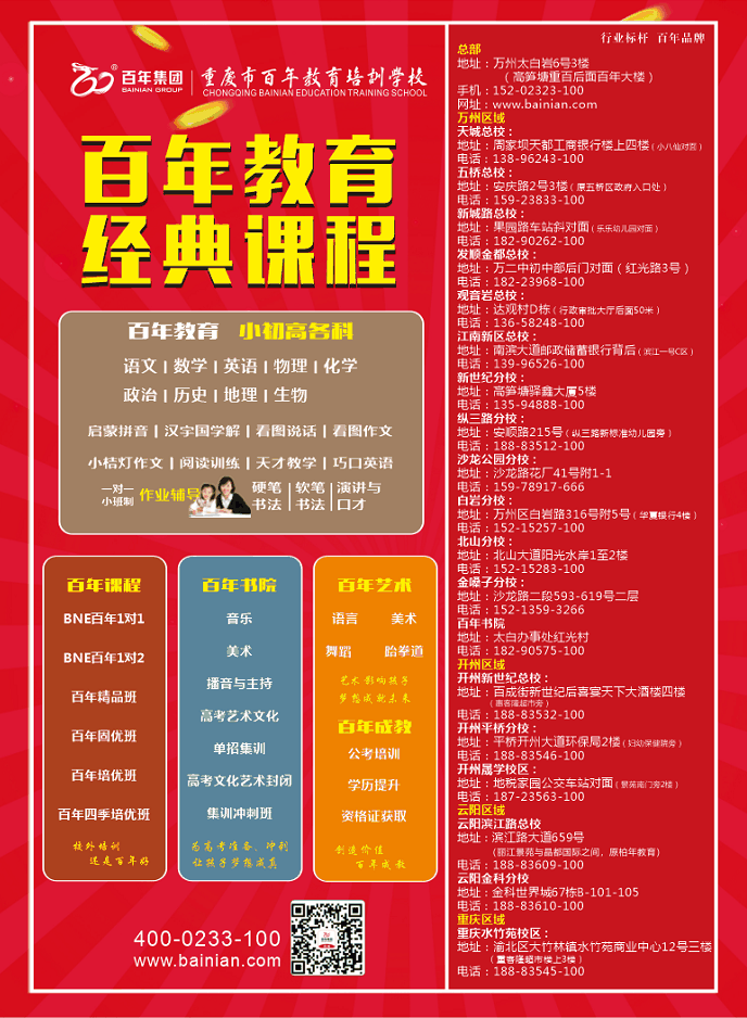 熱烈祝賀百年教育入駐云陽，四重大禮，狂歡云陽