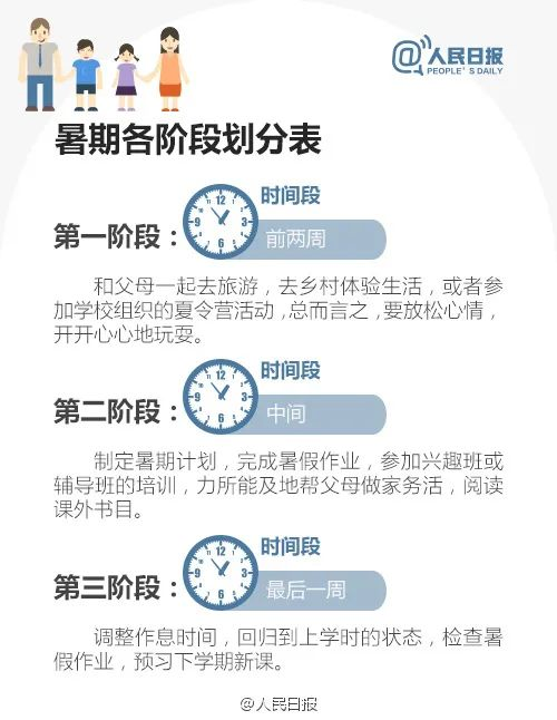學霸暑假作息曝光，假期是差距的開始： 你需要這樣一張假期計劃表（轉(zhuǎn)給家長）
